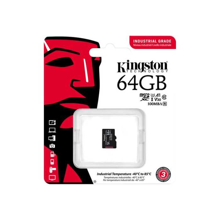 KINGSTON 64Go microSDXC Industrial C10 KINGSTON 64Go microSDXC Industrial C10