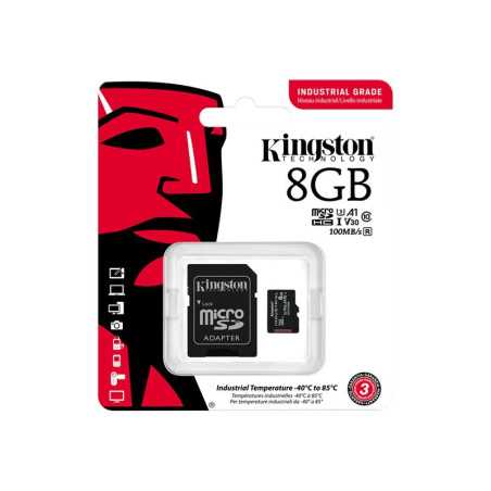 KINGSTON 8Go microSDHC Industrial C10