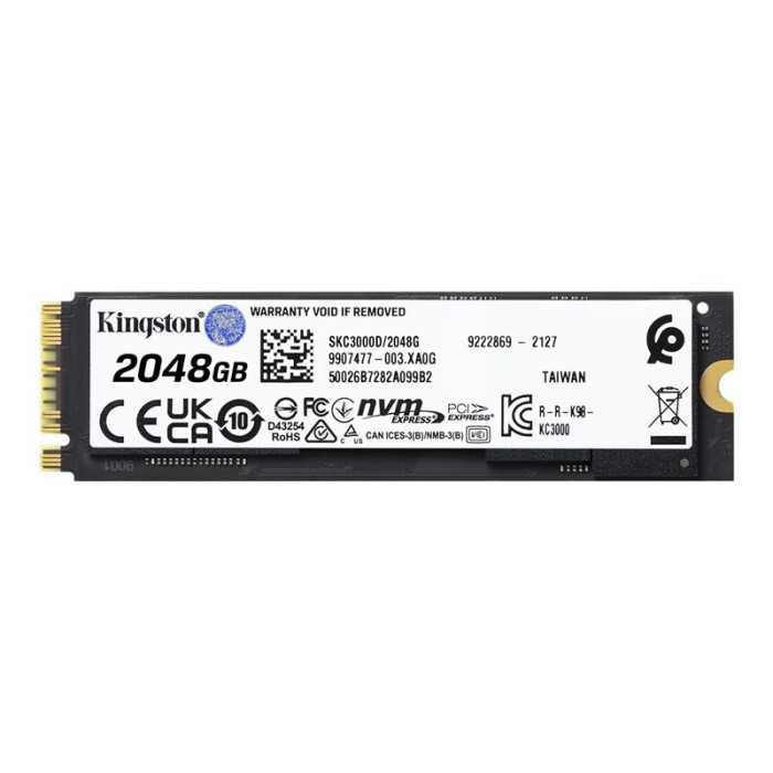 KINGSTON KC3000 2048Go M.2 PCIe | Catalogue | DGTEC Tunisie