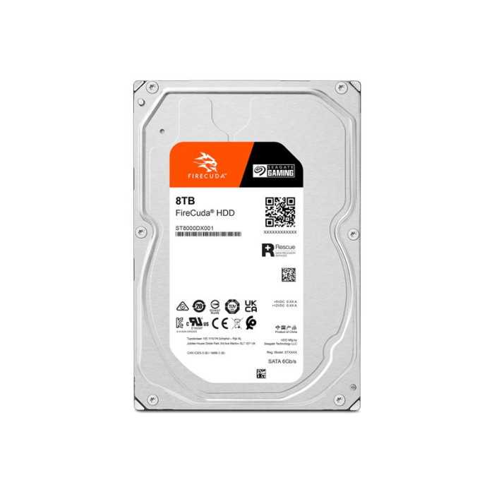 SEAGATE FireCuda Gaming HDD 8To 3.5p SEAGATE FireCuda Gaming HDD 8To 3.5p