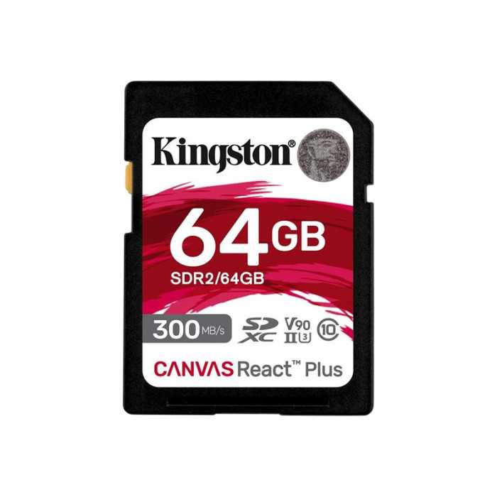 KINGSTON 64Go Canvas React Plus SDXC