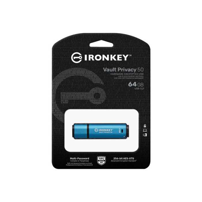 KINGSTON 64Go IronKey Vault Privacy USB | Catalogue | DGTEC Tunisie