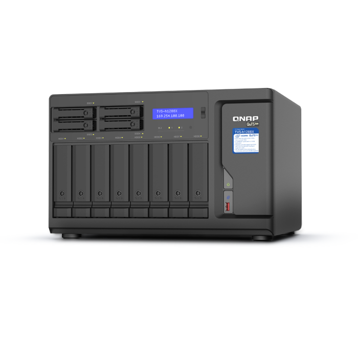 QNAP TVS-h1288X-W1250-16G 12-Bay T-NAS | Catalogue | DGTEC Tunisie