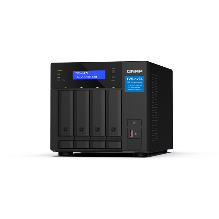 QNAP TVS-H474-PT-8G QuTS NAS G7400 8Go | Catalogue | DGTEC Tunisie QNAP TVS-H474-PT-8G QuTS NAS G7400 8Go | Catalogue | DGTEC Tunisie