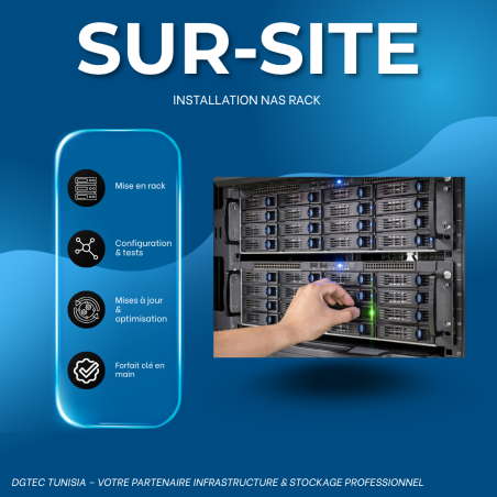 Installation NAS Rack – Sur Site (Forfait Professionnel) | Catalogue | DGTEC Tunisie Installation NAS Rack – Sur Site (Forfait Professionnel) | Catalogue | DGTEC Tunisie