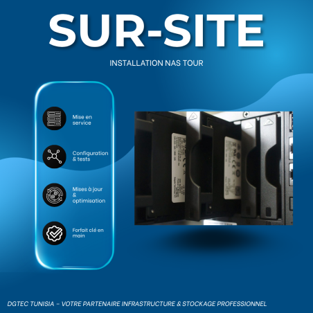 Installation NAS Tour – Sur Site (Forfait Professionnel) | Catalogue | DGTEC Tunisie