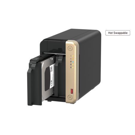 Serveur NAS QNAP TS-264-8G Tunisie – 2 Baies 2.5GbE | DGTEC