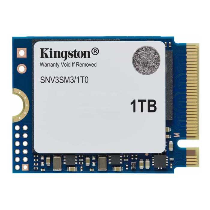 Kingston NV3 - SSD - 1 To - interne - M.2 2230 - PCIe 4.0 x4 (NVMe) Kingston NV3 - SSD - 1 To - interne - M.2 2230 - PCIe 4.0 x4 (NVMe)