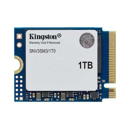 Kingston NV3 - SSD - 1 To - interne - M.2 2230 - PCIe 4.0 x4 (NVMe) Kingston NV3 - SSD - 1 To - interne - M.2 2230 - PCIe 4.0 x4 (NVMe)
