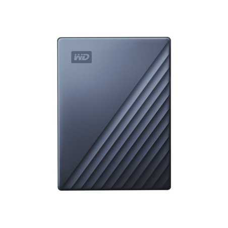 WD My Passport Ultra WDBFTM0040BBL - Disque dur - chiffré - 4 To - externe (portable) - USB 3.0 (USB-C connecteur) - AES 256 bit