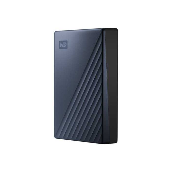WD My Passport Ultra WDBFTM0040BBL - Disque dur - chiffré - 4 To - externe (portable) - USB 3.0 (USB-C connecteur) - AES 256 bit