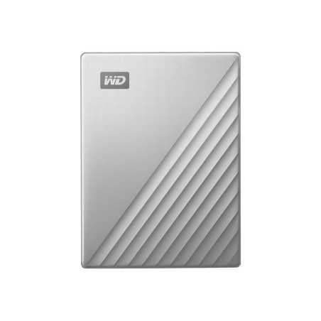 WD My Passport Ultra WDBFTM0040BSL - Disque dur - chiffré - 4 To - externe (portable) - USB 3.0 (USB-C connecteur) - AES 256 bit