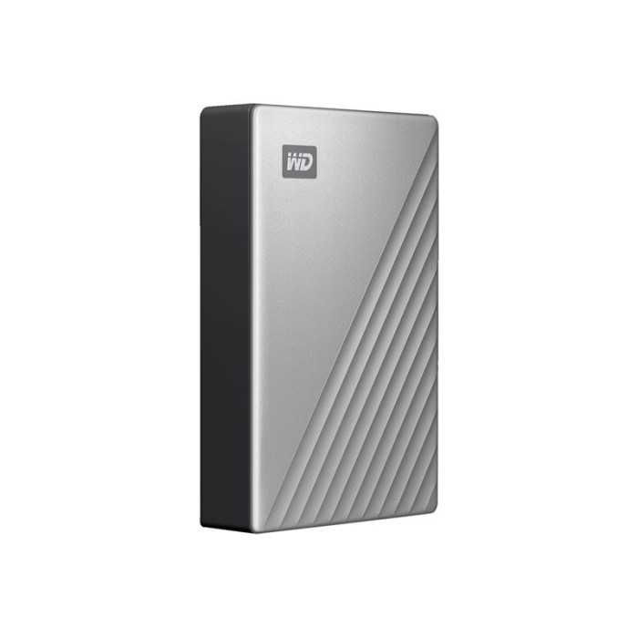 WD My Passport Ultra WDBFTM0040BSL - Disque dur - chiffré - 4 To - externe (portable) - USB 3.0 (USB-C connecteur) - AES 256 bit