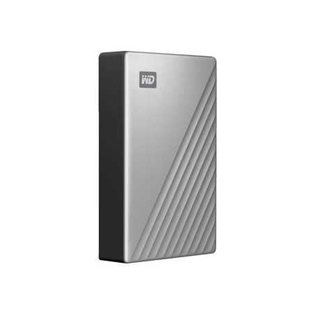 WD My Passport Ultra WDBFTM0040BSL - Disque dur - chiffré - 4 To - externe (portable) - USB 3.0 (USB-C connecteur) - AES 256 bit