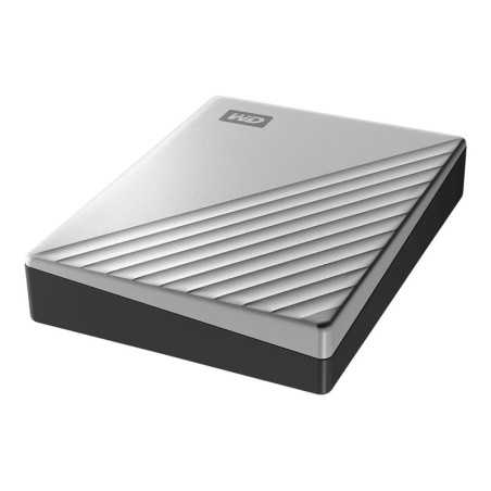 WD My Passport Ultra for Mac WDBPMV0040BSL - Disque dur - chiffré - 4 To - externe (portable) - USB 3.0 (USB-C connecteur) - AES