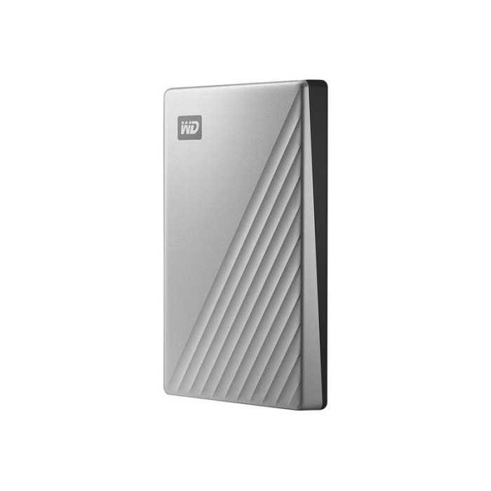 WD My Passport Ultra WDBC3C0020BSL - Disque dur - chiffré - 2 To - externe (portable) - USB 3.0 (USB-C connecteur) - AES 256 bit