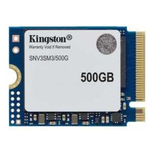 Kingston NV3 - SSD - 500 Go - interne - M.2 2230 - PCIe 4.0 x4 (NVMe)