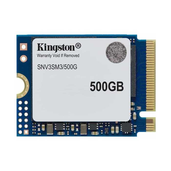 Kingston NV3 - SSD - 500 Go - interne - M.2 2230 - PCIe 4.0 x4 (NVMe) Kingston NV3 - SSD - 500 Go - interne - M.2 2230 - PCIe 4.0 x4 (NVMe)