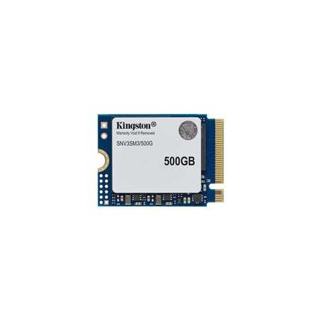 Kingston NV3 - SSD - 500 Go - interne - M.2 2230 - PCIe 4.0 x4 (NVMe) Kingston NV3 - SSD - 500 Go - interne - M.2 2230 - PCIe 4.0 x4 (NVMe)