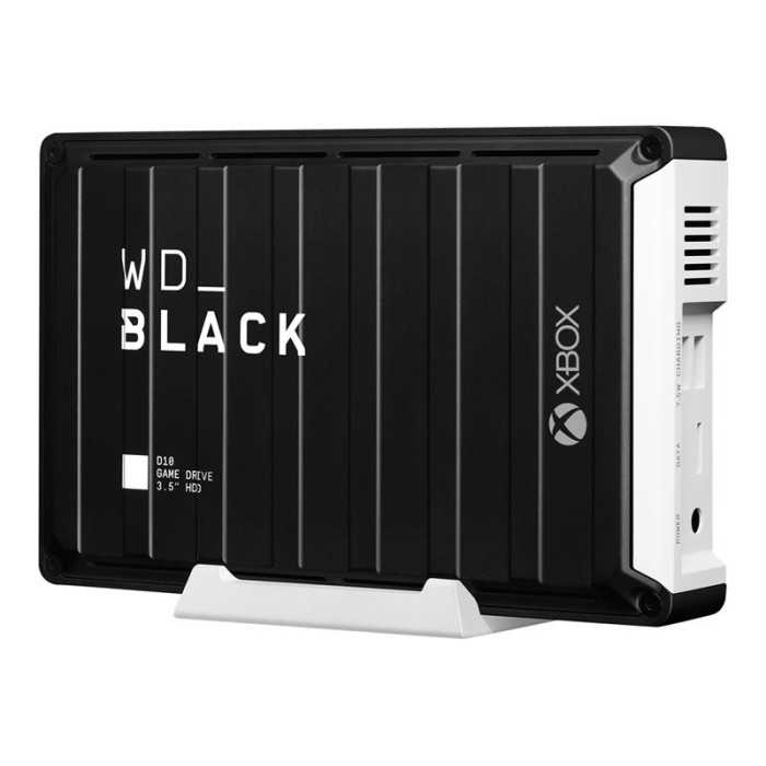 WD_BLACK D10 Game Drive for Xbox One WDBA5E0120HBK - Disque dur - 12 To - externe (portable) - USB 3.2 Gen 1 - 7200 tours/min - 