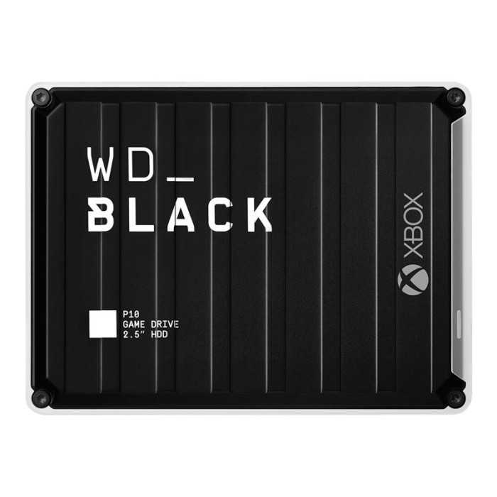 WD_BLACK P10 Game Drive for Xbox One WDBA5G0050BBK - Disque dur - 5 To - externe (portable) - USB 3.2 Gen 1 - Noir avec des fini