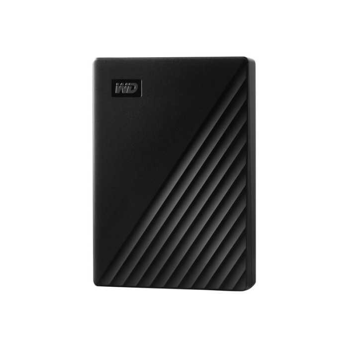 WD My Passport WDBPKJ0050BBK - Disque dur - chiffré - 5 To - externe (portable) - USB 3.2 Gen 1 - AES 256 bits - noir