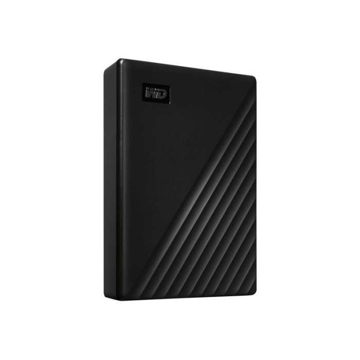 WD My Passport WDBPKJ0050BBK - Disque dur - chiffré - 5 To - externe (portable) - USB 3.2 Gen 1 - AES 256 bits - noir