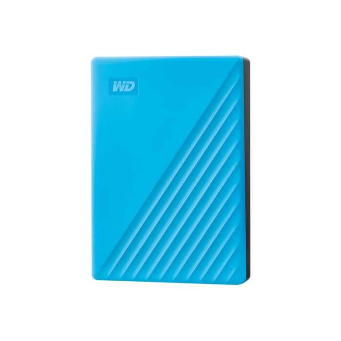 WD My Passport WDBPKJ0040BBL - Disque dur - chiffré - 4 To - externe (portable) - USB 3.2 Gen 1 - AES 256 bits - bleu WD My Passport WDBPKJ0040BBL - Disque dur - chiffré - 4 To - externe (portable) - USB 3.2 Gen 1 - AES 256 bits - bleu