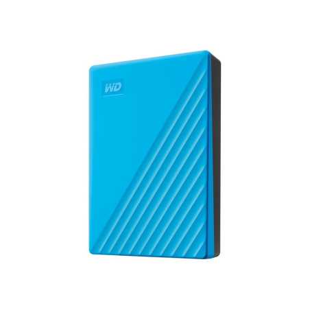 WD My Passport WDBPKJ0040BBL - Disque dur - chiffré - 4 To - externe (portable) - USB 3.2 Gen 1 - AES 256 bits - bleu WD My Passport WDBPKJ0040BBL - Disque dur - chiffré - 4 To - externe (portable) - USB 3.2 Gen 1 - AES 256 bits - bleu