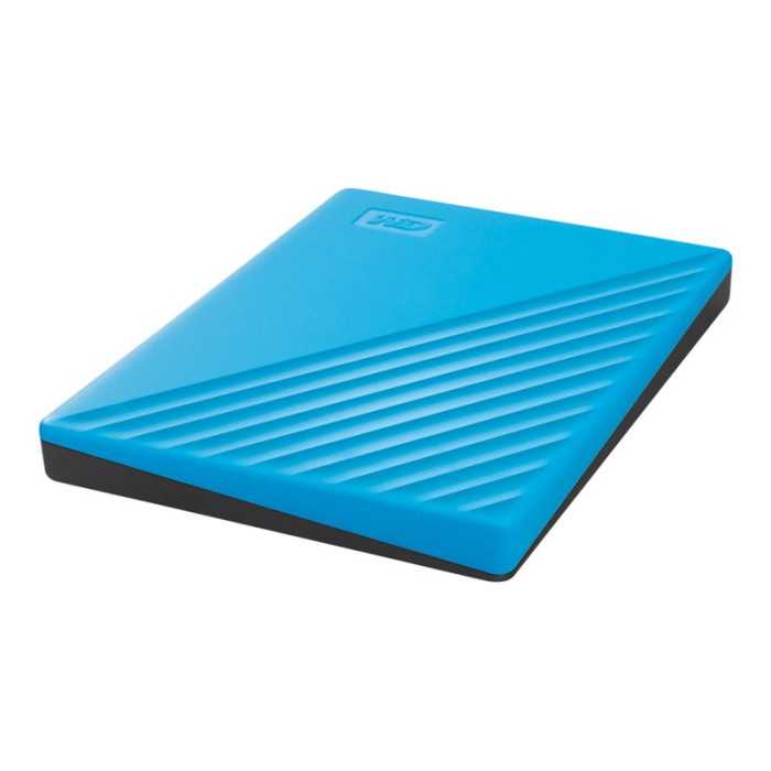 WD My Passport WDBYVG0020BBL - Disque dur - chiffré - 2 To - externe (portable) - USB 3.2 Gen 1 - AES 256 bits - bleu