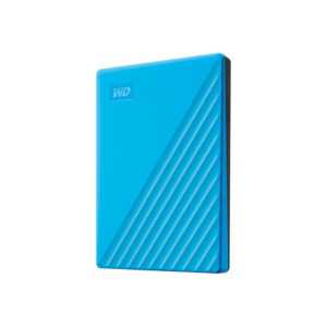 WD My Passport WDBYVG0020BBL - Disque dur - chiffré - 2 To - externe (portable) - USB 3.2 Gen 1 - AES 256 bits - bleu