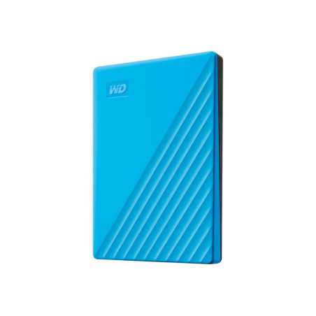 WD My Passport WDBYVG0020BBL - Disque dur - chiffré - 2 To - externe (portable) - USB 3.2 Gen 1 - AES 256 bits - bleu