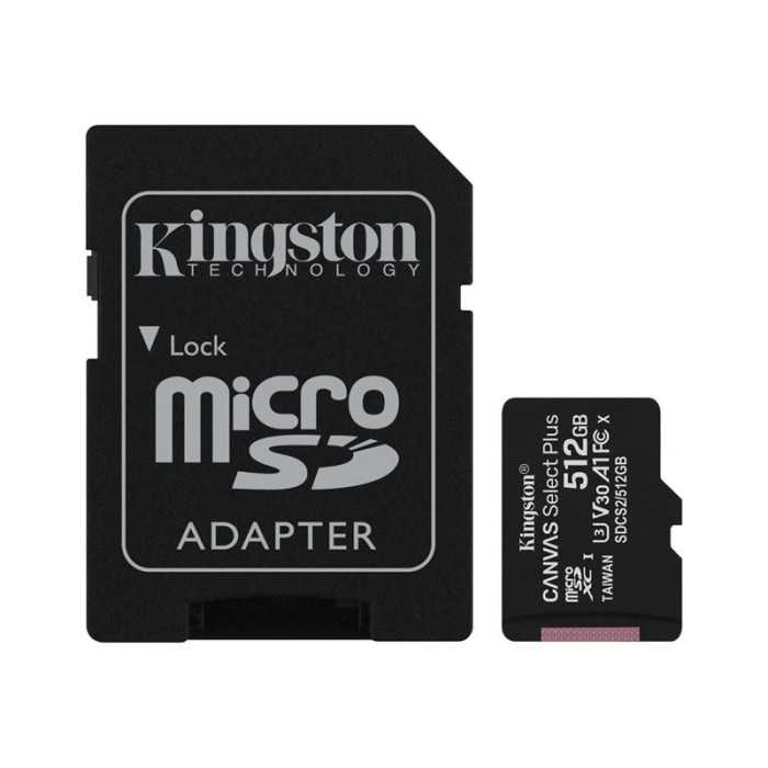 KINGSTON 512GB micSDXC Canvas SelectPlus | Catalogue | DGTEC Tunisie