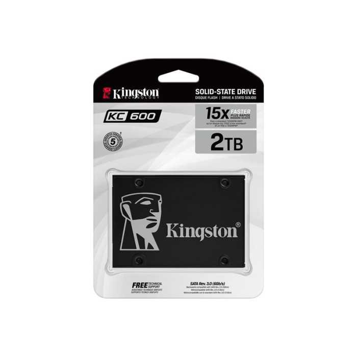 KINGSTON 2048GB SSD KC600 SATA3 2.5inch | Catalogue | DGTEC Tunisie
