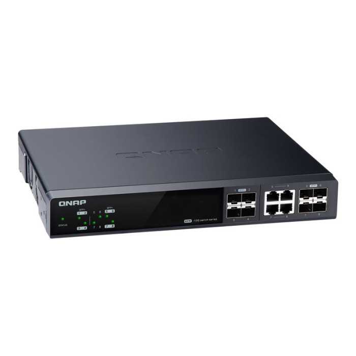 QNAP QSW-M804-4C Managed Switch 8 Port | Catalogue | DGTEC Tunisie